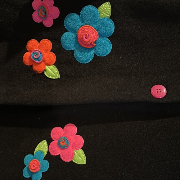 Girls fleece coat. - Picture 3 of 4